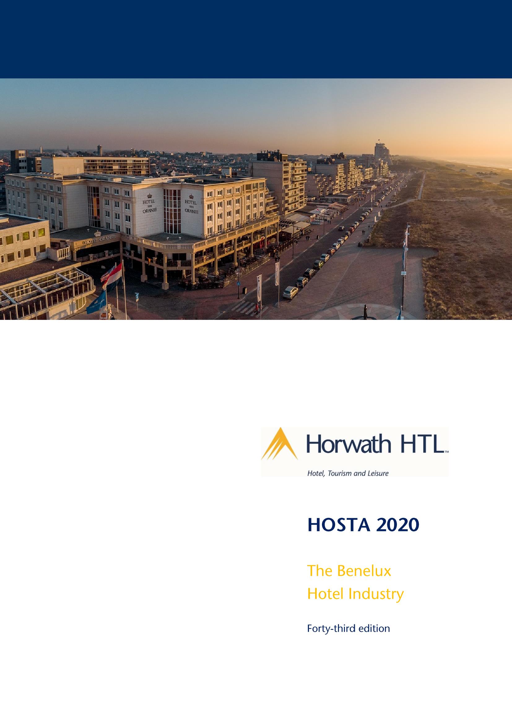 Rapport: HOSTA 2020 – The Benelux Hotel Statistics